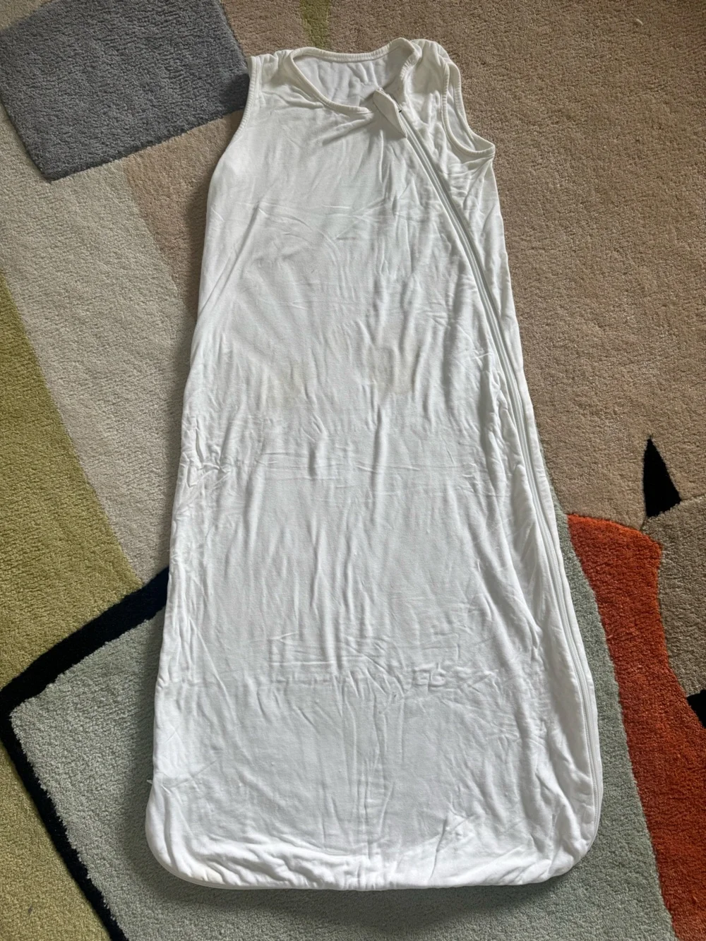 Kyte BABY White Sleeveless Wearable Baby Sleep Sack